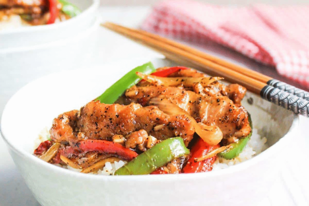 Chinese Black Pepper Chicken