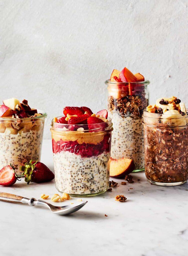 Meal-Prep Overnight Oats for Breakfast